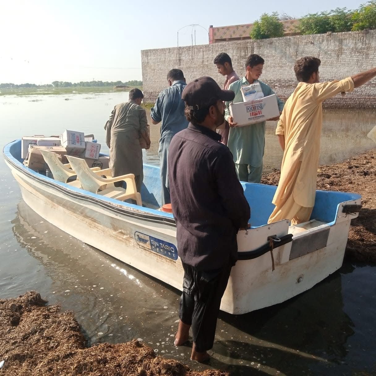 Emergency boat deployment and medical relief along the rising Indus