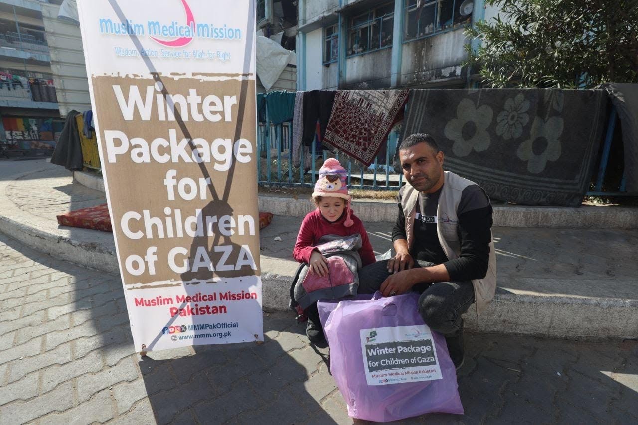 Warm clothing sized for children
