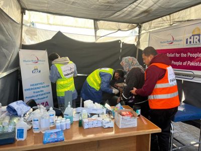 Field clinics in Gaza